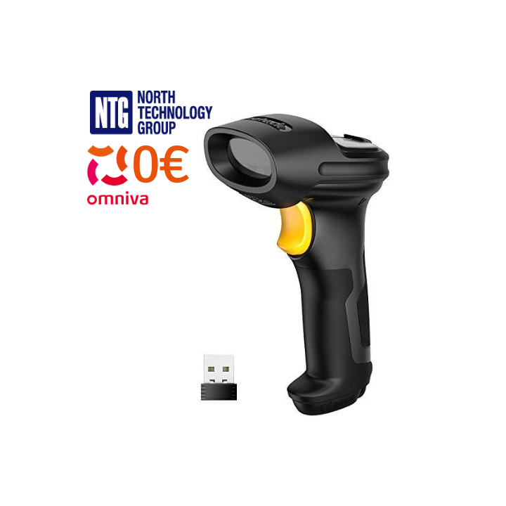 Inateck BCST-60 Bluetooth-viivakoodinlukija/-lukija