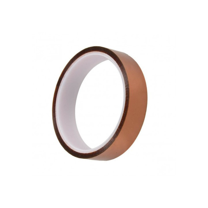 20 mm karščiui atspari poliamido Kapton juosta, 20 mm x 33 m (2 cm x 33 m)
