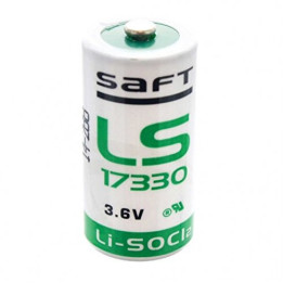 Неперезаряжаемая батарея Saft LS 17330 2/3 AA, 2100 мАч, 3,6 В LS17330 Li-SOCl2, производство Франция.