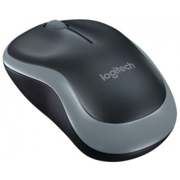 Langaton Logitech M185 -hiiri, musta ja harmaa