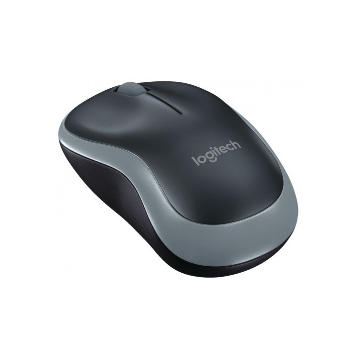 Juhtmeta hiir Logitech M185 must ja hall