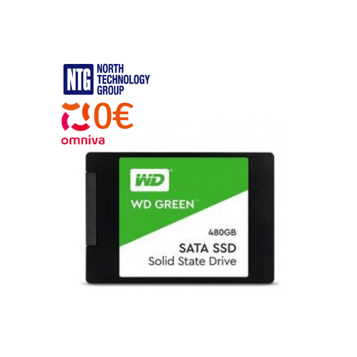 WD Western Digital GREEN PC SSD/hard drive 480GB 2.5”/7mm