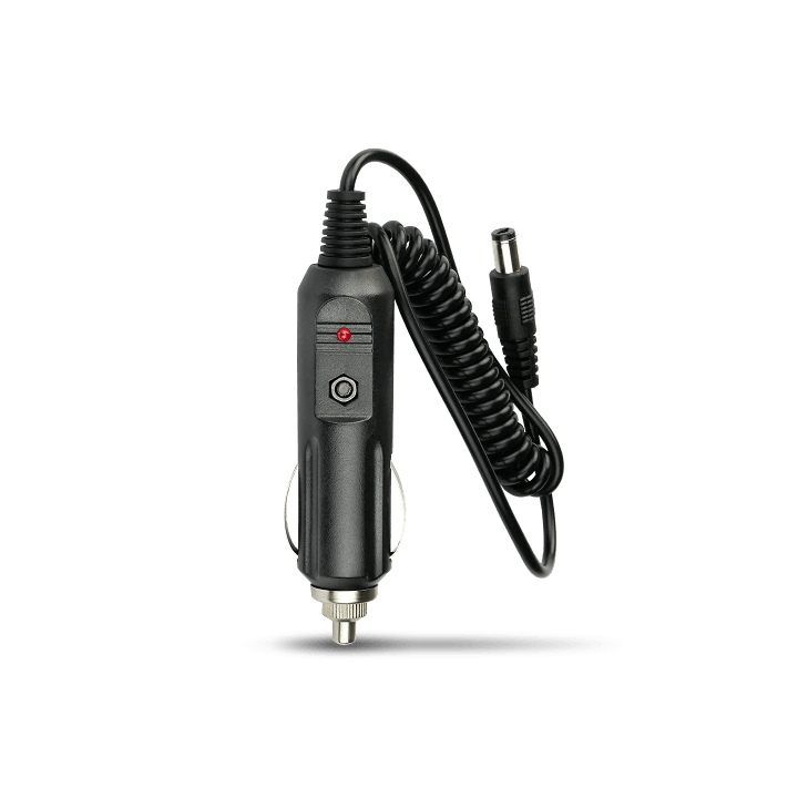 EverActive AD-C01 12V 2A DC 5,5x2,1mm automašīnas adapteris NC-109 NC-1000 NC-1200 NC-1600 NC-3000 UC-4000 Nitecore D2 D4 akumul