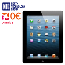 Käytetty Apple iPad 4 16GB WiFi musta