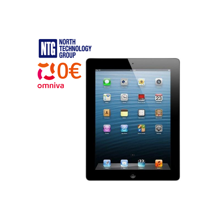 Käytetty Apple iPad 4 16GB WiFi musta