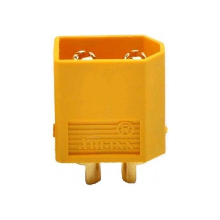 Virtaliitin XT60-M, 2-pin pistoke