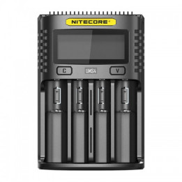 Универсальное быстрое зарядное устройство Nitecore UMS4 для литий-ионных никель-металлгидридных аккумуляторов, 4 слота, 3 А, QC 