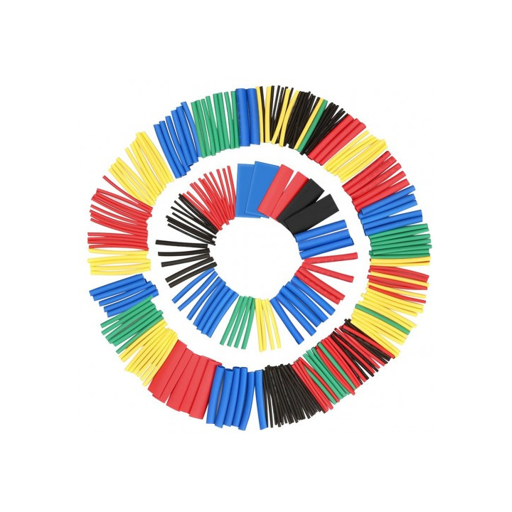 Rusee Heat Shrink Tubing Assortment 2:1 4 mm x 40 mm, 32 pc. (different colors)