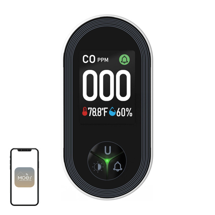 MOES S02-CO CO Detector, Electrochemical