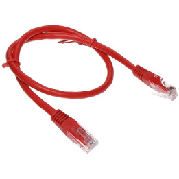 PATCHCORD RJ45/6/0,5-PUNAINEN 0,5 m