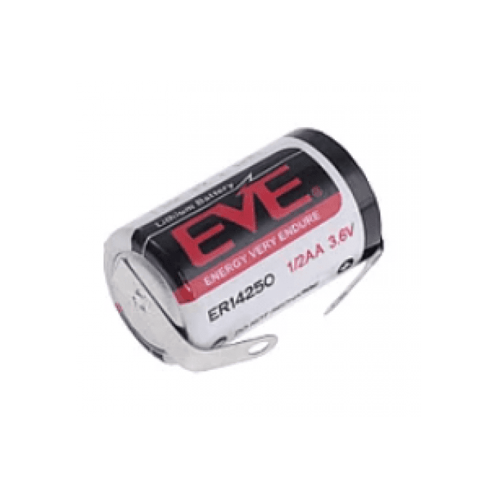 EVE Energy ER14250S 1/2AA 1200mAh 15mA 3,6V (Li-SoCI2) akumulators ar u-tagiem (nav atkārtoti uzlādējams)