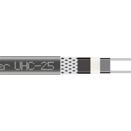 Pašregulējošs apsildes kabelis UHC-25, 220-240 В, 25 Вт/1 м