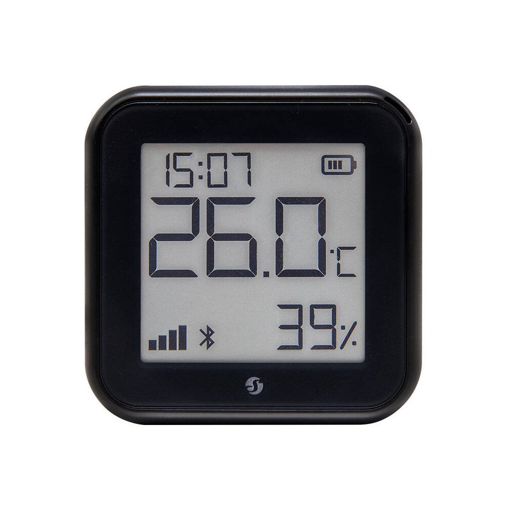 Shelly HandT Gen3 temperaturos ir dregmes jutiklis, WiFi (juoda)