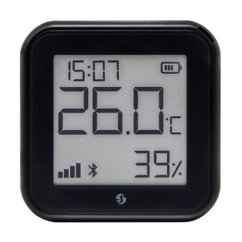 Shelly HandT Gen3 temperaturas un mitruma sensors, WiFi (melns)