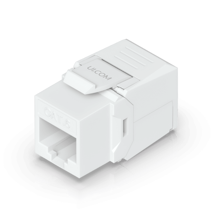Cat6 Keystone Jack, 12-Pack (uacc-keystone-jack-c6)