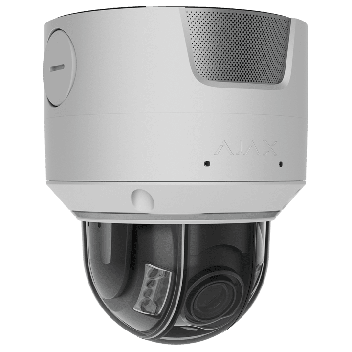 AJAXCCTV AJ-DOMECAM-4-HLVF-S-W 4 megapikselin PTZ IP -kamera PoE:llä, 2,8–12 mm:n Varifocal-linssi, 40 m IR ja valkoinen valo, I