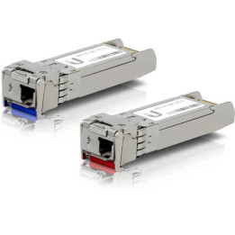 Ubiquiti 10G kahesuunaline üherežiimiline optiline moodul, 10-pakett (UACC-OM-SM-10G-S-2-10PCS)