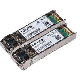 MikroTik XS+2733LC15D SFP+ šķiedru raiduztvērējs (2 papakojumā)