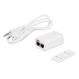 Гигабитный адаптер питания Ubiquiti PoE 24 В 7 Вт (POE-24-7W-G-WH)