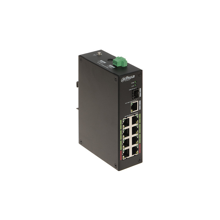 Dahua LR2110-8ET-120-V2 10 portu nepārvaldāms slēdzis ar 8 ePoE portiem
