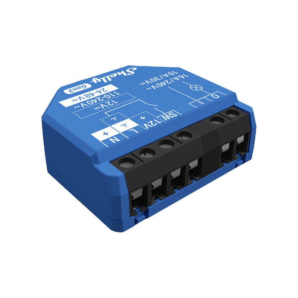 Shelly 1 Gen3 kontrolieris, WiFi/Bluetooth