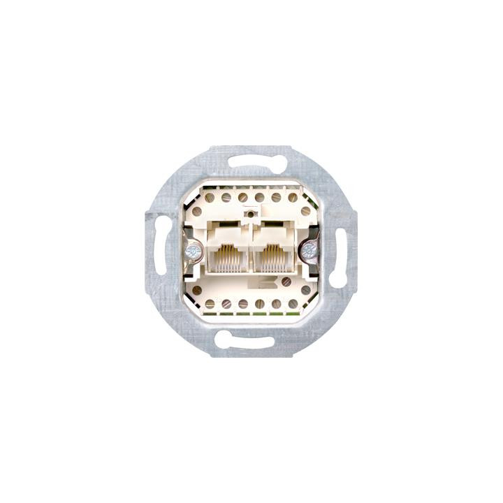 GIRA 019000 AAE/IAE-Anschlussdose 2 x 8-pol 8/8 Schraubklemmen Einsatz