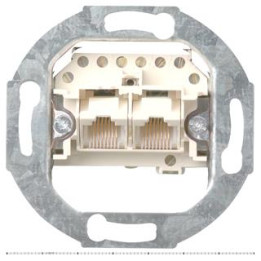 GIRA 018700 AAE/IAE-Anschlussdose 2 x 8-pol Schraubklemmen Einsatz
