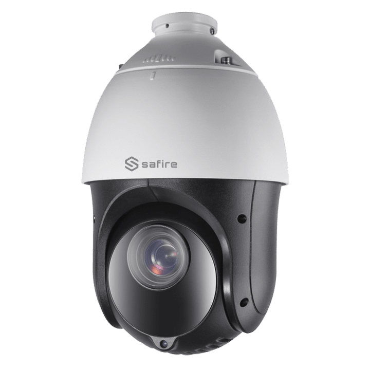 SAFIRE SF-IPSD6025UIWH-2 IP PTZ ātrgaitas kupola kamera, 25x optiskais tālummaiņas objektīvs, Wi-Fi un PoE, IP66 āra videi