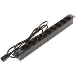 PD-9/R-IEC 9 kontaktligzdu PDU 1.8m 19"