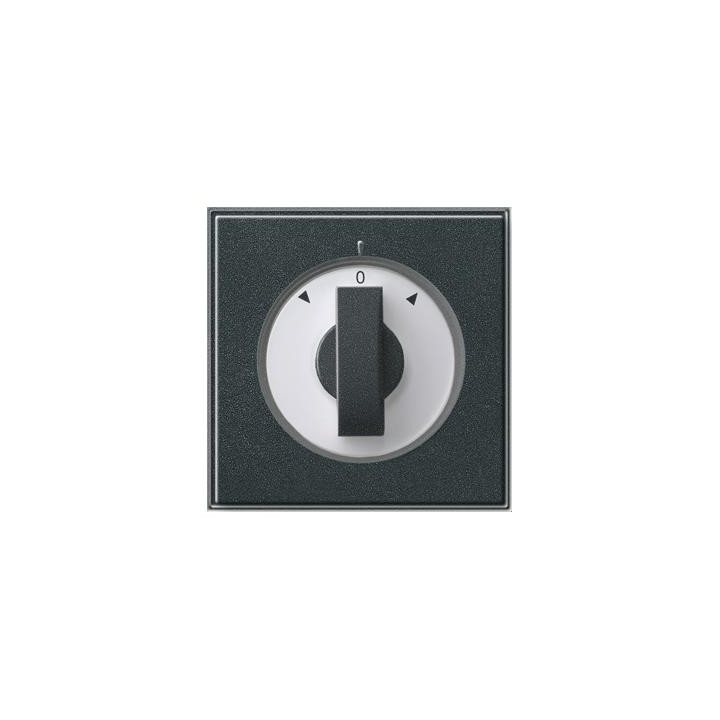 GIRA 066667 Abdeckung Knebel Zeitschalter + Jalousie Gira TX_44 (WG UP) Anthrazit