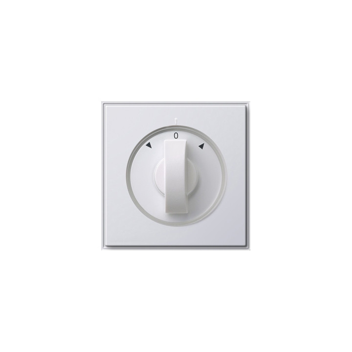GIRA 066666 Abdeckung Knebel Zeitschalter + Jalousie Gira TX_44 (WG UP) Reinweiß