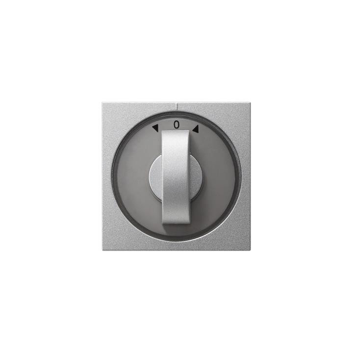 GIRA 066626 Abdeckung Knebel Zeitschalter + Jalousie System 55 Farbe Alu
