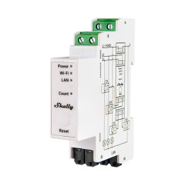 Shelly PRO 3EM-120A nākamās paaudzes profesionālais 3 fāžu enerģijas skaitītājs ar kontaktora vadību - Sonoff, SmartWise, Shelly