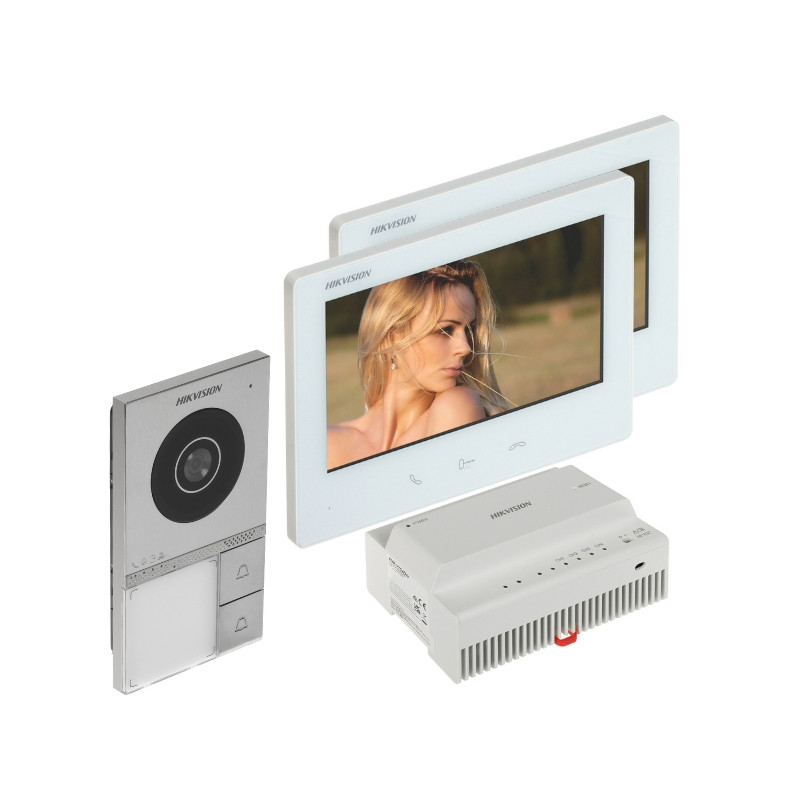 Hikvision DS-KIS705EY/2MONITORS video durvju telefona komplekts
