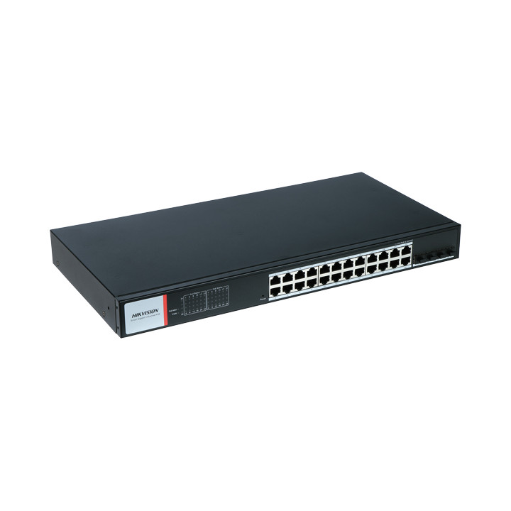Hikvision DS-3T1528HP-SI-24P4F/NOPOWER 24 portu PoE slēdzis