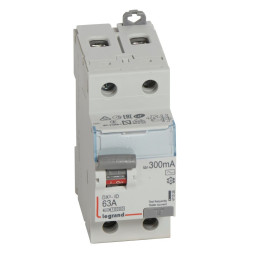 RCD DX?-ID - 2P - 230 V~ - 63 A - 300 mA - maiņstrāvas tips