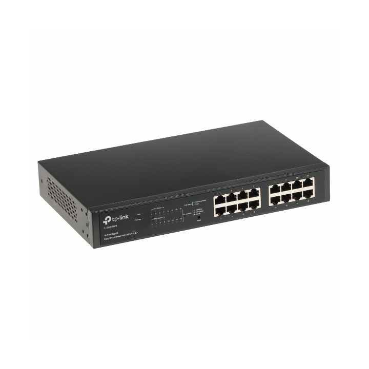 TP-Link TL-SG1016PE 16 portu Gigabit Easy Smart Switch ar 8 PoE+ portiem