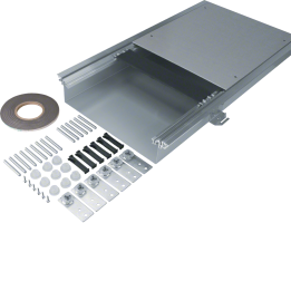Hager BKWD400060 Floor Duct Trough 400x60mm, Height 100mm