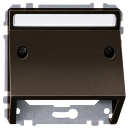 Merten 464315 Schrägauslass, dunkelbrasil, System Fläche, AQUADESIGN