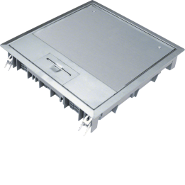 Hager VEE0912E Supply Unit E09 Stainless Steel