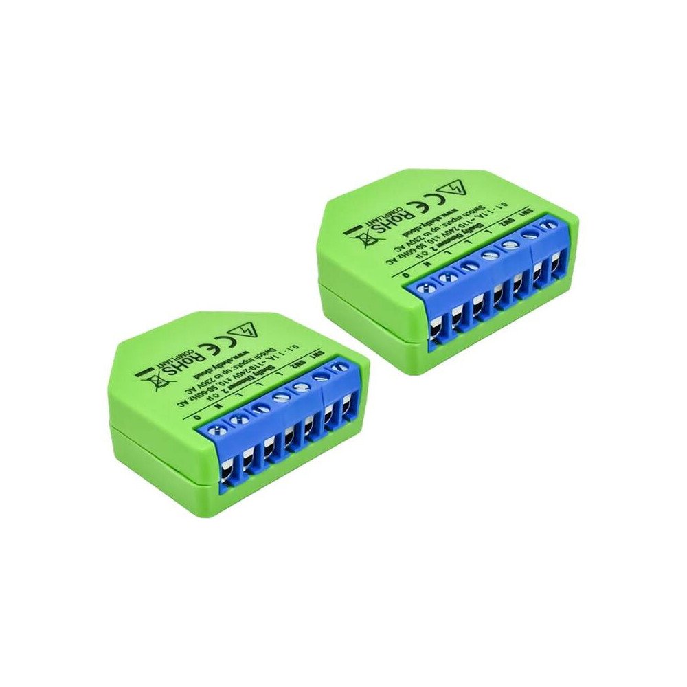 Shelly Drimmer 2 komplekts ar 2 apgaismojuma kontrolieriem 230V, WiFi