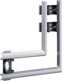 Hager BKIS121305E9016 BKIS Flat Angle 80mm Steel Traffic White