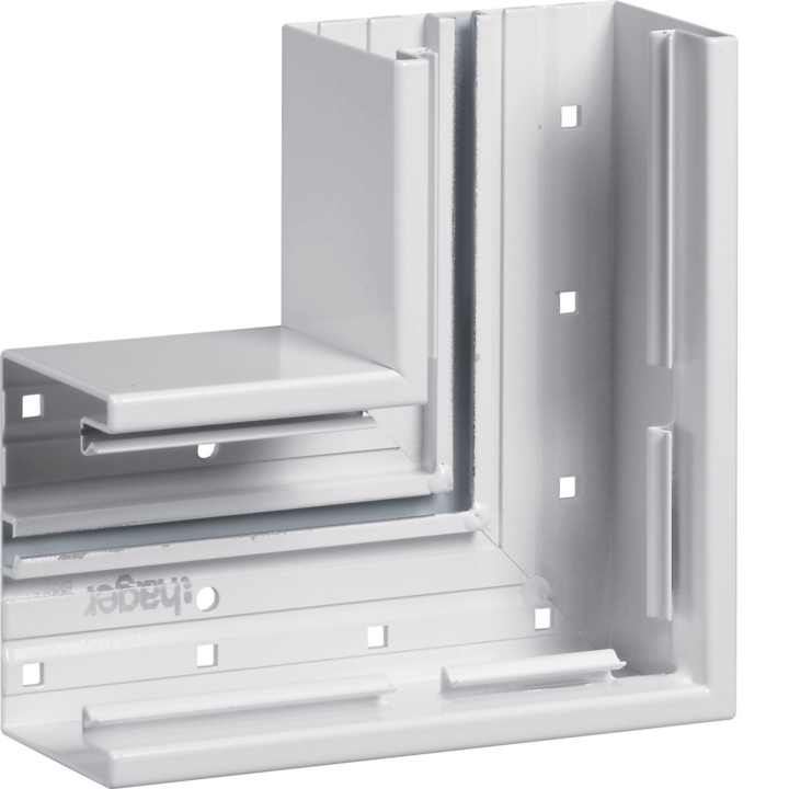 Hager BRA6510059016 Flat Angle 68x100mm Traffic White