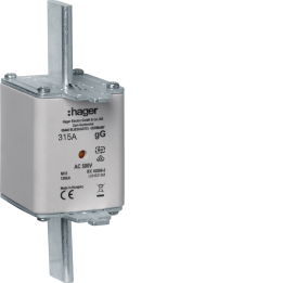 Hager LNH3315M NH3C gG 500V 315A Fuse Link with Central Indicator