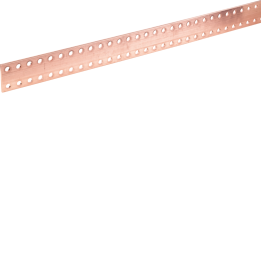 Hager UC922 Quadro Copper Busbar Rail 63x5mm L1750mm
