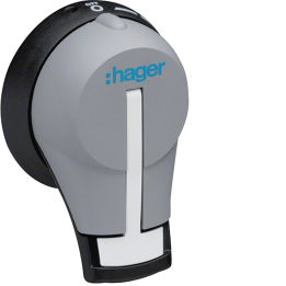 Выключатель Hager HZC001, черная ручка, для коммутации нагрузки, 20-63А, 4P