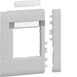 Hager GR1202A7035 Frontplate 55 mod. hfr, 120mm, LF, lg