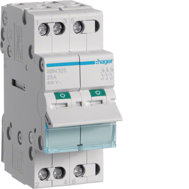 Выключатель Hager SBN325, 3P, 25A