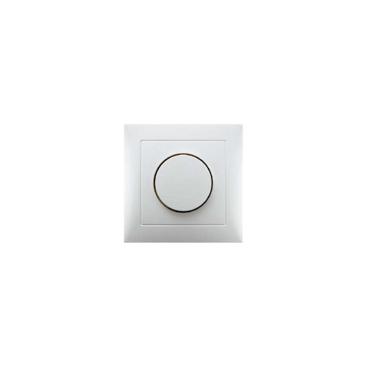 Berker 11308989 Abdeckplatte mit Regulierknopfür Drehdimmer Berker S.1 Polarweiß, glänzend