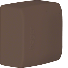 Hager ATA122068014 End Cap for ATEHA Trunking, 12x20mm, Brown